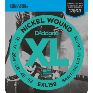D'addario EXL Baritone Light Nikkel Elektromos Gitárhúr D'addario EXL Baritone Light Nikkel Elektromos Gitárhúr