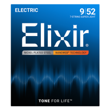 Elixir 7-húros Elektromos Gitárhúr 9-52 (Nanoweb bevonat) Elixir 7-húros Elektromos Gitárhúr 9-52 (Nanoweb bevonat)
