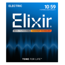 Elixir 7-húros Elektromos Gitárhúr 10-59 (Nanoweb bevonat) Elixir 7-húros Elektromos Gitárhúr 10-59 (Nanoweb bevonat)