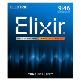 Elixir Elektromos Gitárhúr 9-46 (Nanoweb bevonat)