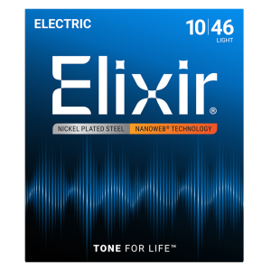 Elixir Elektromos Gitárhúr 10-46 (Nanoweb bevonat)
