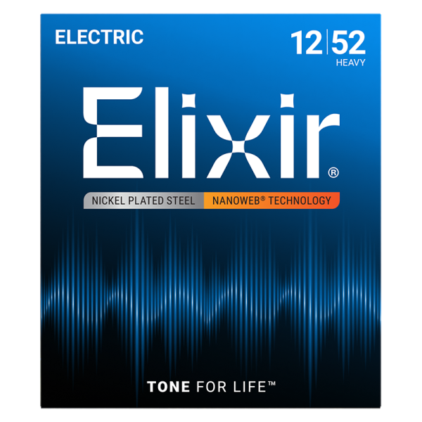 Elixir Elektromos Gitárhúr 12-52 (Nanoweb bevonat)