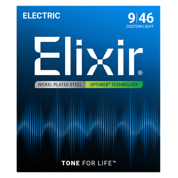 Elixir Elektromos Gitárhúr 9-46 (Optiweb bevonat)
