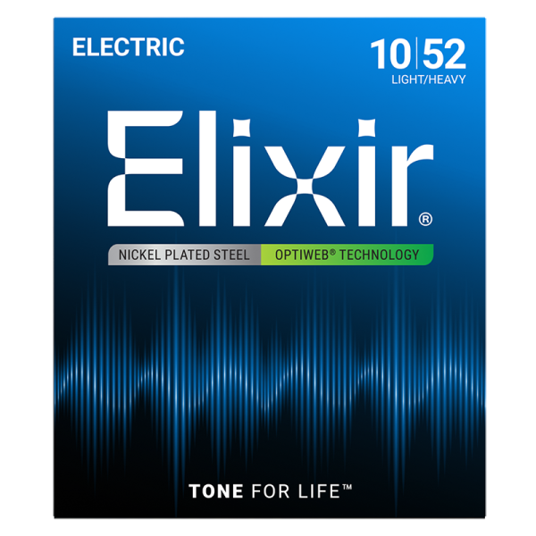 Elixir Elektromos Gitárhúr 10-52 (Optiweb bevonat)