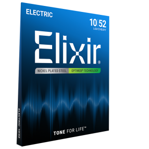 Elixir Elektromos Gitárhúr 10-52 (Optiweb bevonat)