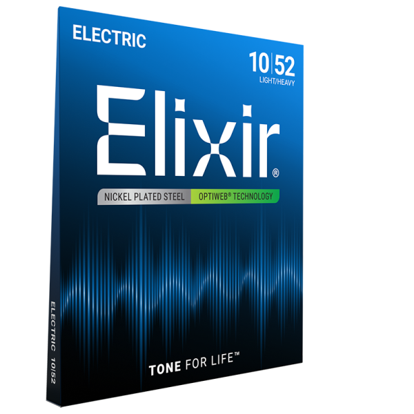 Elixir Elektromos Gitárhúr 10-52 (Optiweb bevonat)