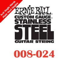 Ernie Ball Single Acél Elektromosgitár Húr (nem tekercselt) Ernie Ball Single Acél Elektromosgitár Húr (nem tekercselt)