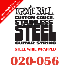 Ernie Ball Single Acél Elektromosgitár Húr (tekercselt)