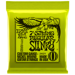 Ernie Ball Nickel Wound 7-húros Elektromos Gitárhúr Ernie Ball Nickel Wound 7-húros Elektromos Gitárhúr