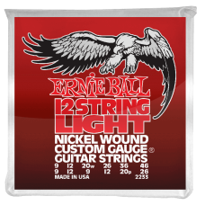 Ernie Ball Nickel Wound 12-húros Elektromos Gitárhúr (Tekercselt G húr) Ernie Ball Nickel Wound 12-húros Elektromos Gitárhúr (Tekercselt G húr)