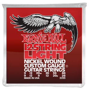 Ernie Ball Nickel Wound 12-húros Elektromos Gitárhúr (Tekercselt G húr)