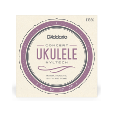 D'addario EJ88C Koncert Ukulelehúr D'addario EJ88C Koncert Ukulelehúr