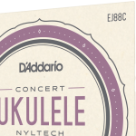 D'addario EJ88C Koncert Ukulelehúr D'addario EJ88C Koncert Ukulelehúr