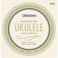 D'addario EJ88S Szoprán Ukulelehúr D'addario EJ88S Szoprán Ukulelehúr