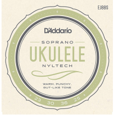 D'addario EJ88S Szoprán Ukulelehúr D'addario EJ88S Szoprán Ukulelehúr