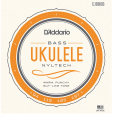D'addario EJ88UB Basszus Ukulelehúr D'addario EJ88UB Basszus Ukulelehúr