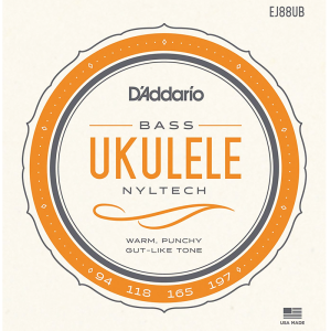 D'addario EJ88UB Basszus Ukulelehúr D'addario EJ88UB Basszus Ukulelehúr