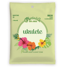 Martin M630 Ukulele Clear Fluorocarbon Bariton Ukulele Húr Martin M630 Ukulele Clear Fluorocarbon Bariton Ukulele Húr