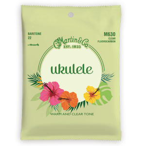Martin M630 Ukulele Clear Fluorocarbon Bariton Ukulele Húr Martin M630 Ukulele Clear Fluorocarbon Bariton Ukulele Húr