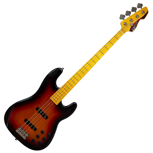 Markbass GV4 Gloxy Aktív 3-tónusú Sunburst CR MP Basszusgitár