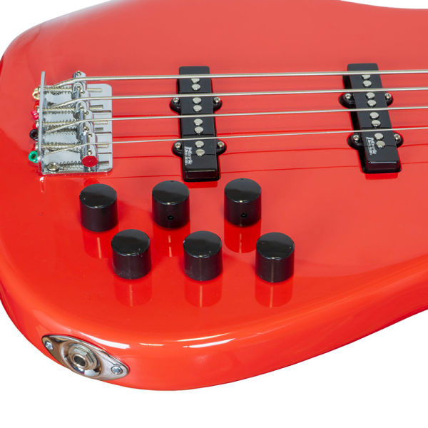 Markbass GV4 Gloxy Aktív Fiesta Red CR MP Basszusgitár Markbass GV4 Gloxy Aktív Fiesta Red CR MP Basszusgitár