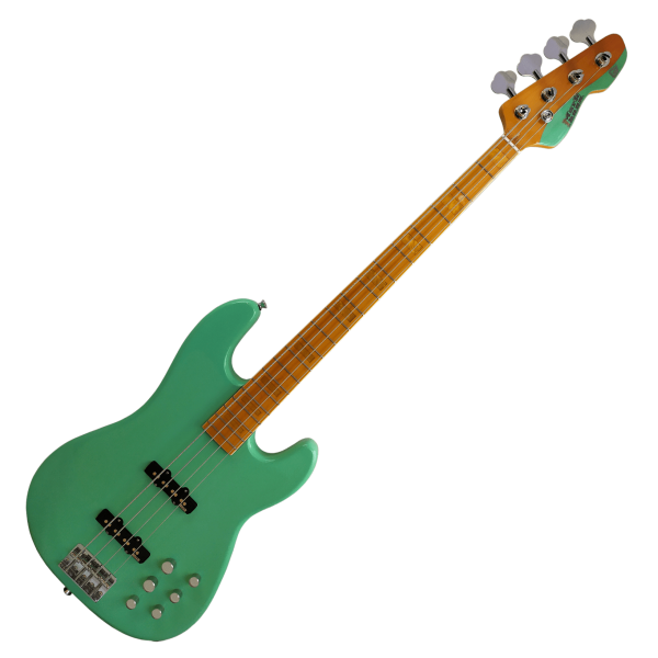 Markbass GV4 Gloxy Aktív Surf Green CR MP Basszusgitár Markbass GV4 Gloxy Aktív Surf Green CR MP Basszusgitár