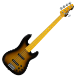 Markbass GV5 Gloxy Aktív Tobacco Sunburst CR MP Basszusgitár Markbass GV5 Gloxy Aktív Tobacco Sunburst CR MP Basszusgitár
