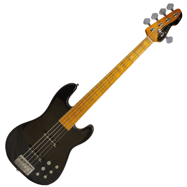 Markbass GV5 Gloxy Aktív Fekete CR MP Basszusgitár Markbass GV5 Gloxy Aktív Fekete CR MP Basszusgitár