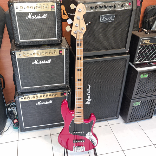 Sandberg California TT5 35" Basszusgitár (Metál Vörös)