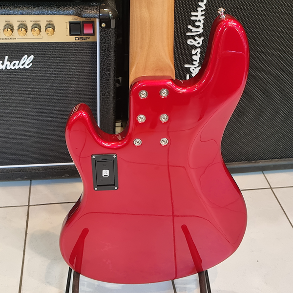 Sandberg California TT5 35" Basszusgitár (Metál Vörös)
