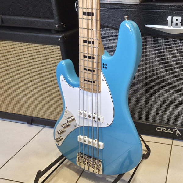 Sandberg California TT5 Greenline Highgloss Marley Blue Balkezes Basszusgitár