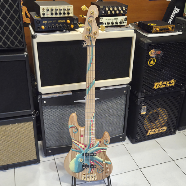 Sandberg California TT5 Greenline 40th Anniversary Octopus Nature Basszusgitár