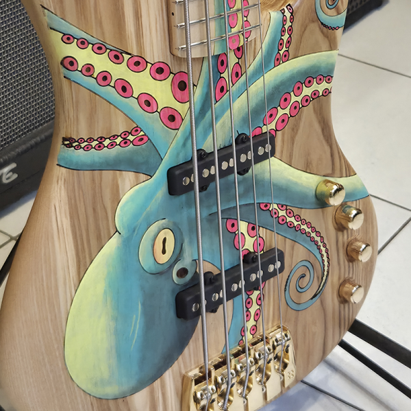 Sandberg California TT5 Greenline 40th Anniversary Octopus Nature Basszusgitár