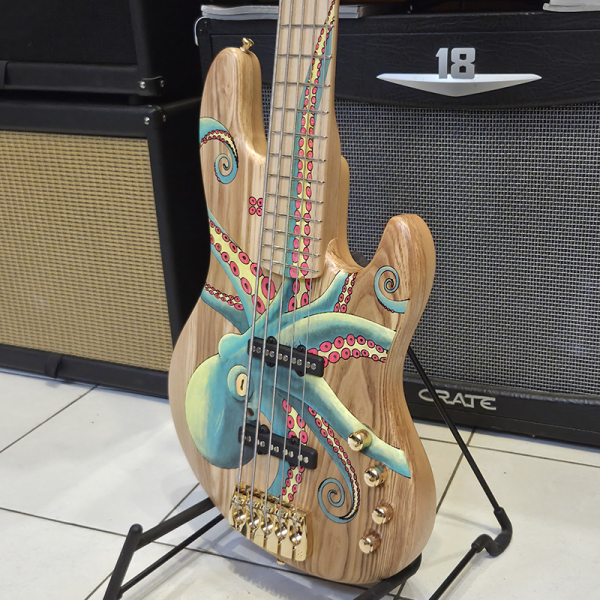 Sandberg California TT5 Greenline 40th Anniversary Octopus Nature Basszusgitár
