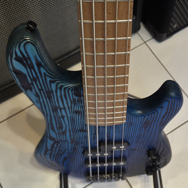Sandberg California VT5 35" Zebra Blueburst Basszusgitár