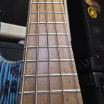 Sandberg California VT5 35" Zebra Blueburst Basszusgitár