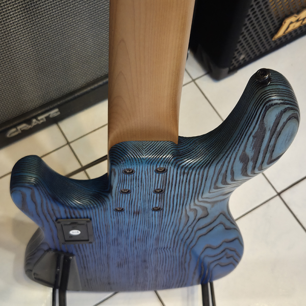 Sandberg California VT5 35" Zebra Blueburst Basszusgitár