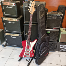Sandberg Forty Eight Hardcore Aged Metál Vörös Basszusgitár