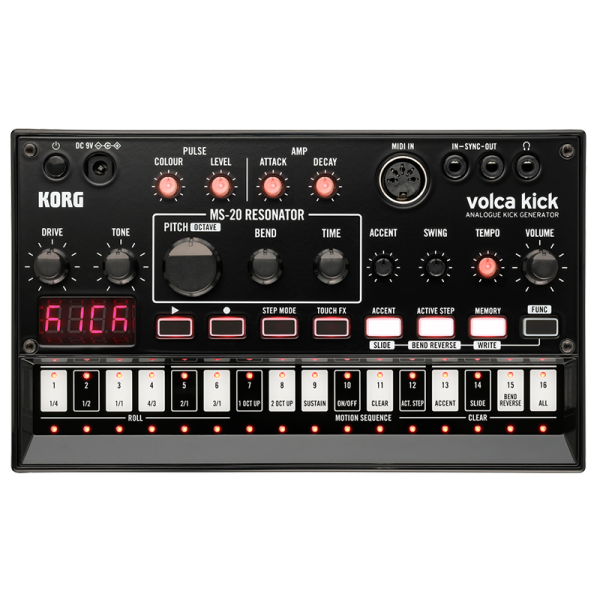 KORG Volca kick Analóg Lábdob Szintetizátor KORG Volca kick Analóg Lábdob Szintetizátor