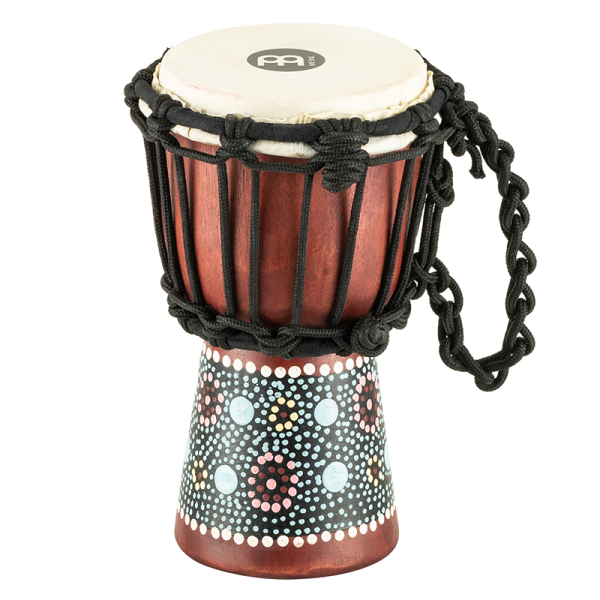 Meinl Percussion HDJ8-XXS African Style Mini Djembe Virág Mintás