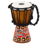Meinl Percussion HDJ5-XXS African Style Mini Djembe Piton Mintás