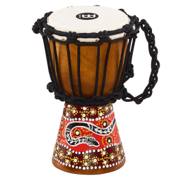 Meinl Percussion HDJ5-XXS African Style Mini Djembe Piton Mintás