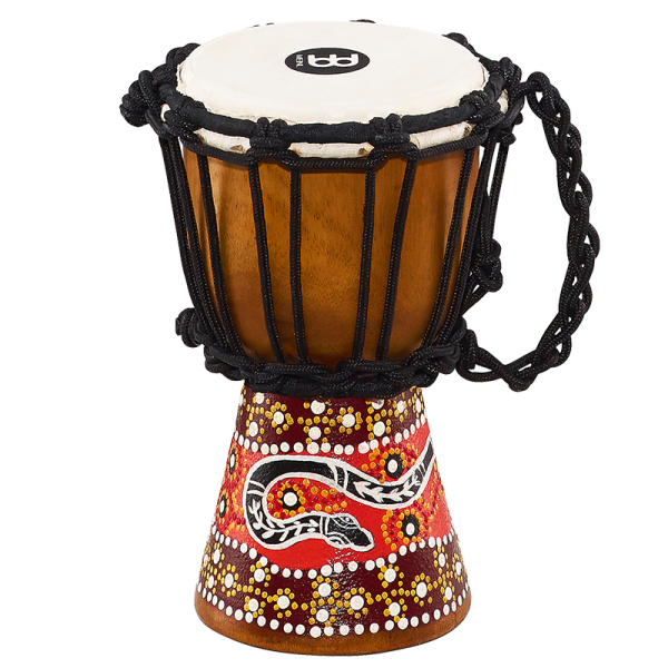 Meinl Percussion HDJ5 XXS African Style Mini Djembe Piton Mintás