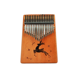 Angel ARK-N-REINDEER Mahagóni 17 hangos Rénszarvas Mintás Kalimba