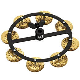 Headliner Series HTHH1B Lábcin Tambourine, Kalapált Réz csörgők