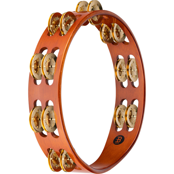 Meinl Percussion TA2B-AB Fa Tambourine, Réz csörgők