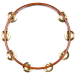 Meinl Percussion TA2B-AB Fa Tambourine, Réz csörgők
