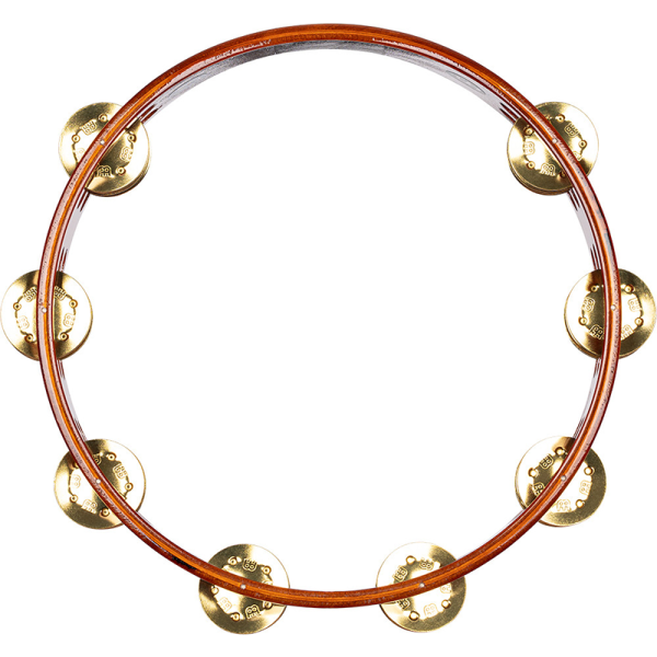 Meinl Percussion TA2B-AB Fa Tambourine, Réz csörgők