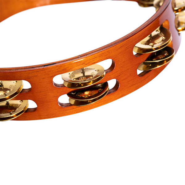 Meinl Percussion TA2B-AB Fa Tambourine, Réz csörgők