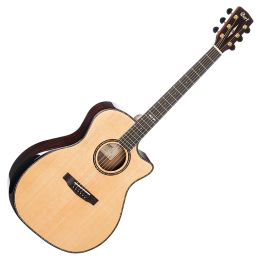 Cort GA-PF-Bevel-NAT Elektro-Akusztikus Gitár